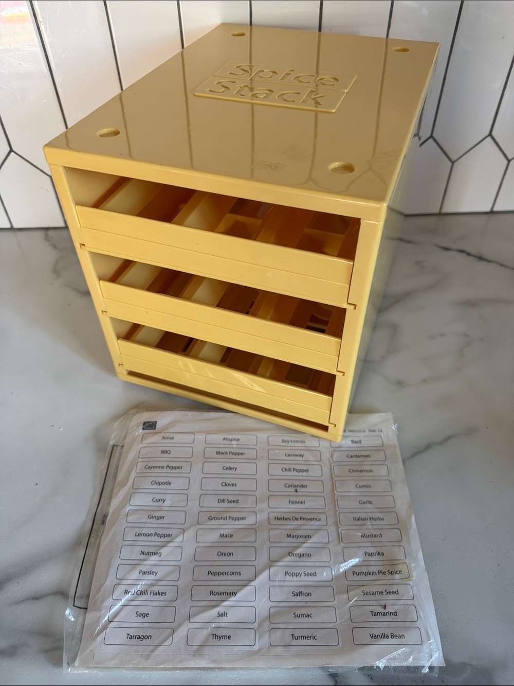 YouCopia Spice Stack 3-Drawer Spice Organizer